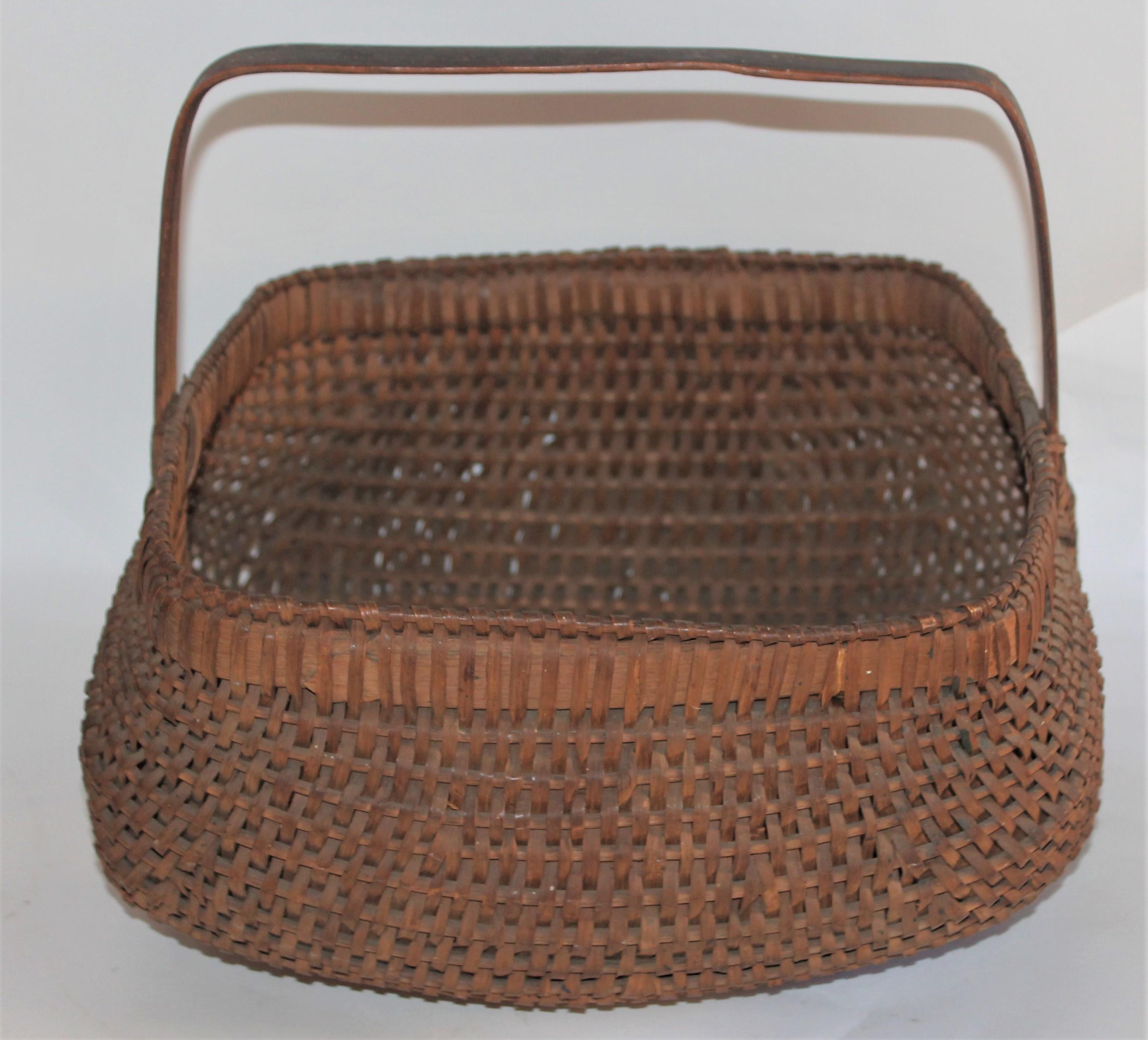 Country 19th Century Early Tight Buttocks Basket