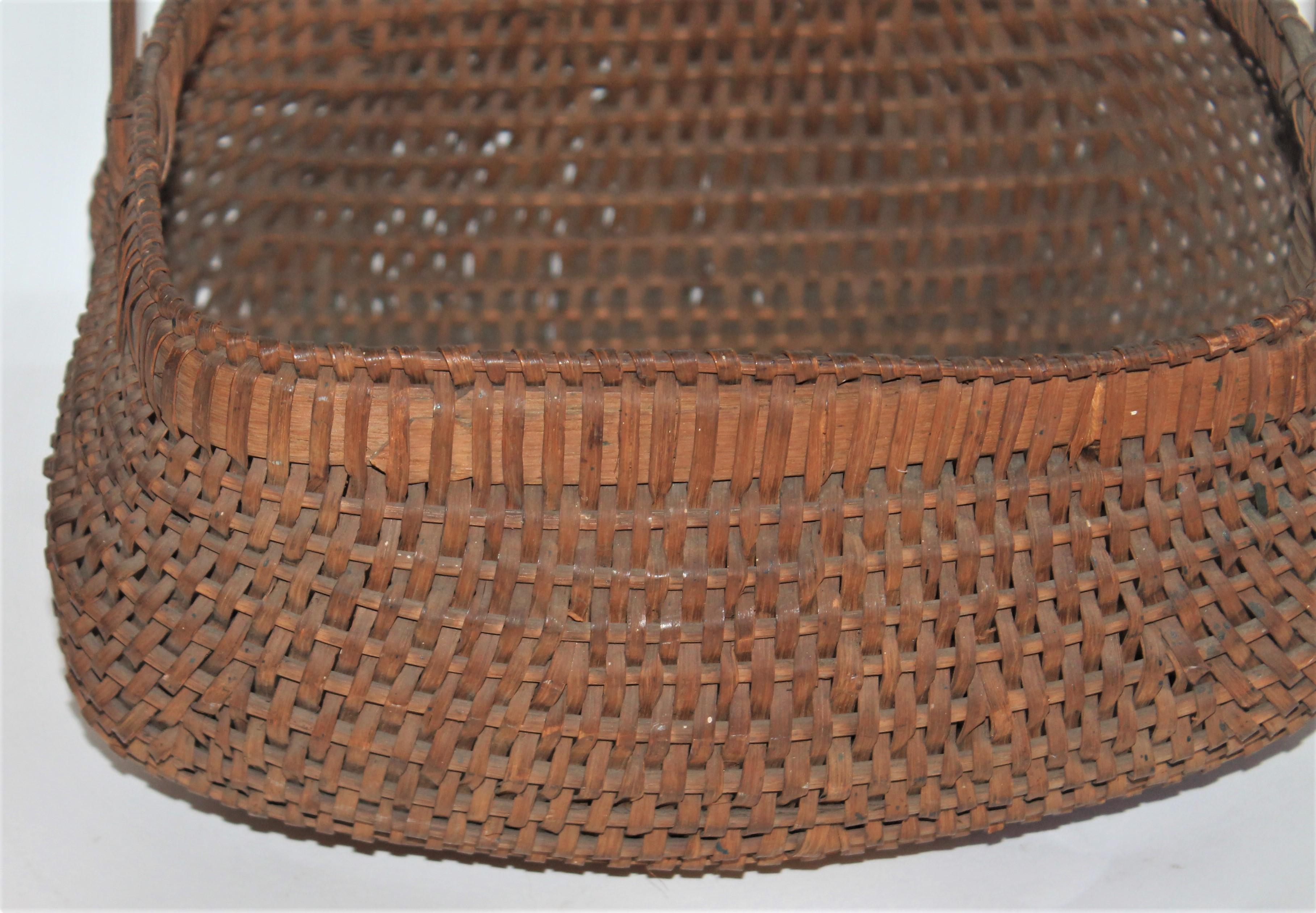 Hickory 19th Century Early Tight Buttocks Basket