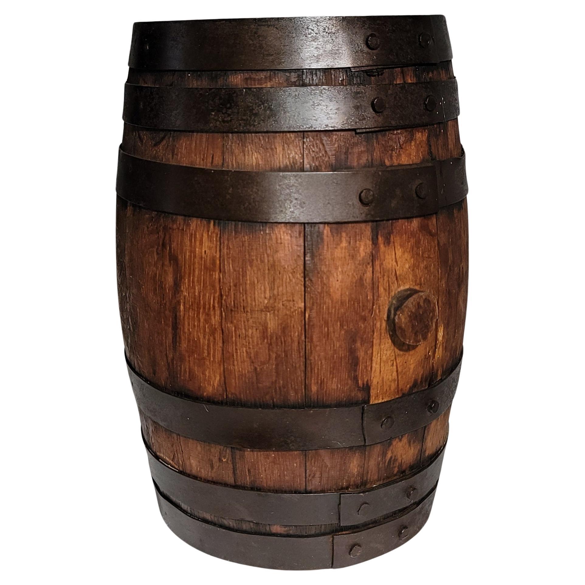 19Thc Early Western Whiskey Barrel