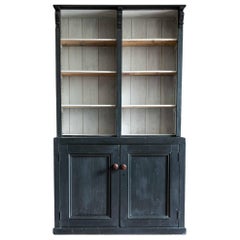 Antique 19th Century Ebonized Bookcase, Dresser