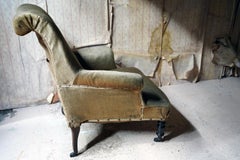 19thC Ebonised Napoleon III French Armchair c.1870