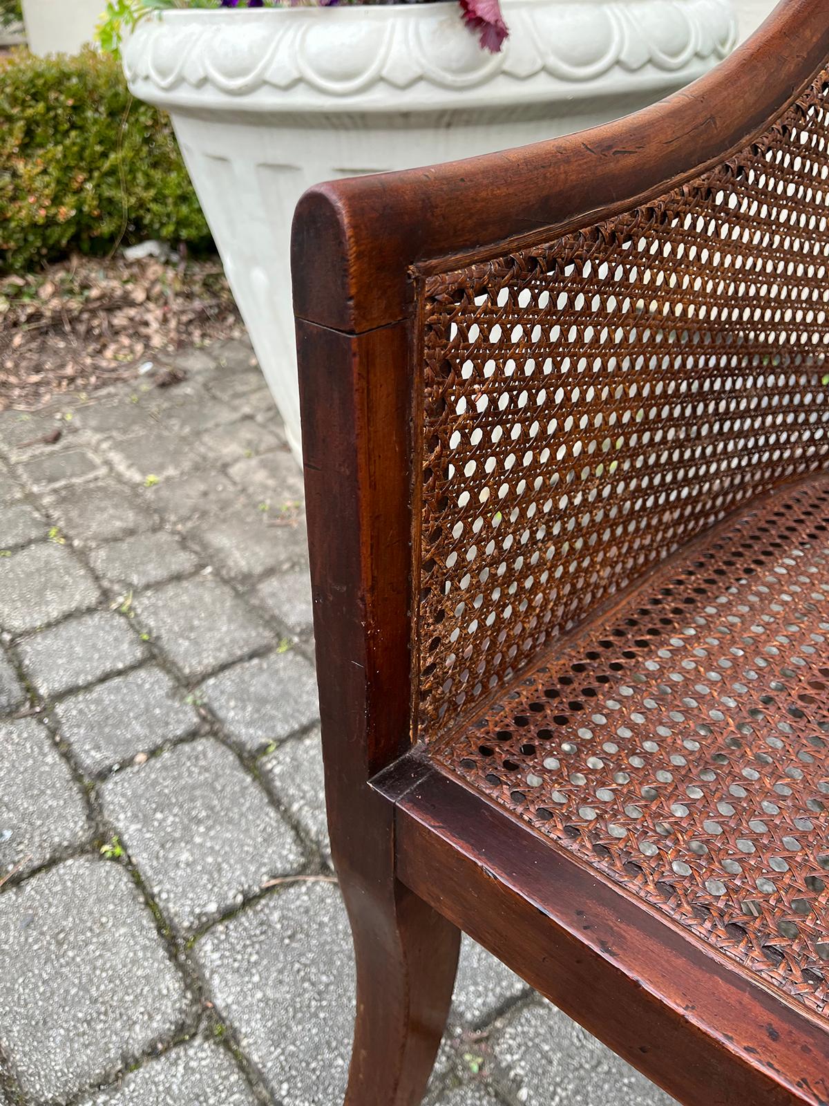 19thC English Assembled Pair of Regency Library Chairs, Possibly of the Period 10