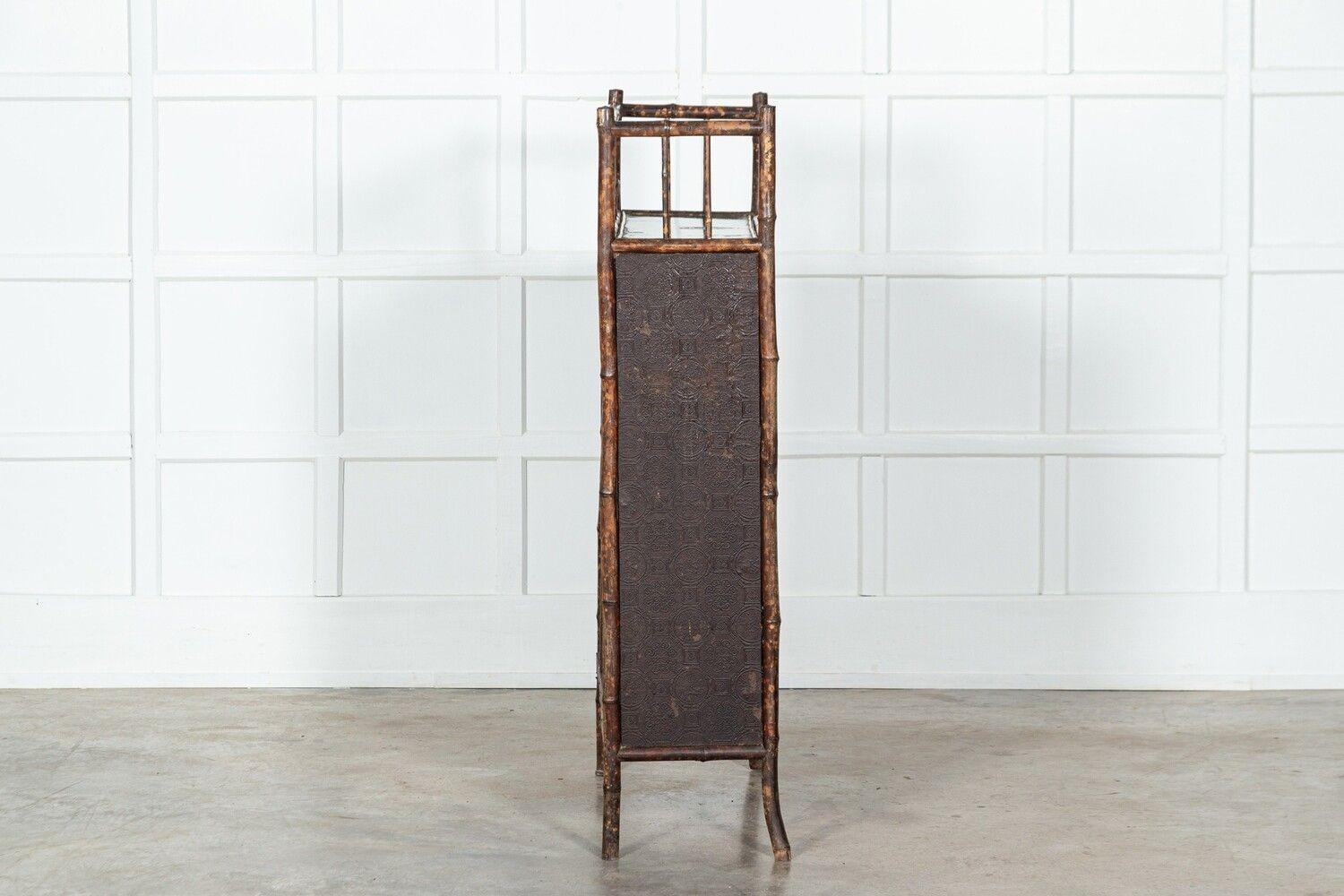 19thC English Bamboo Bookcase For Sale 2