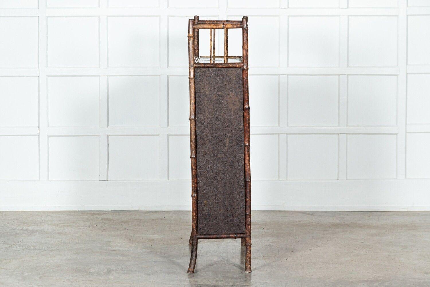 19thC English Bamboo Bookcase For Sale 4