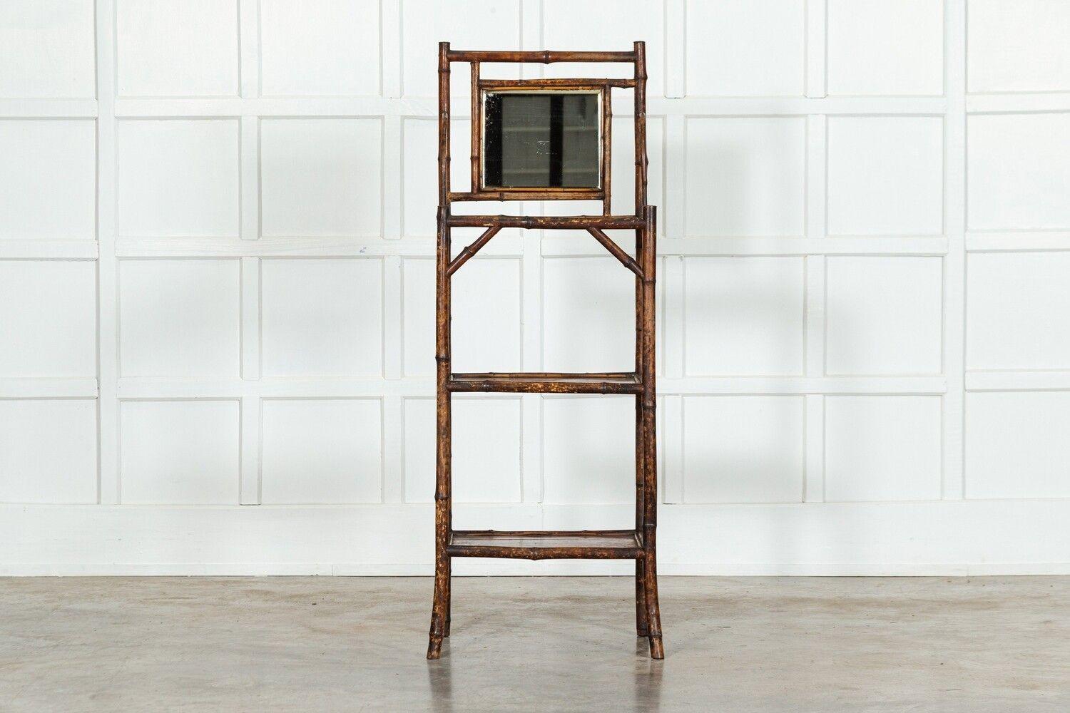 19thC English Bamboo Etagere For Sale 11