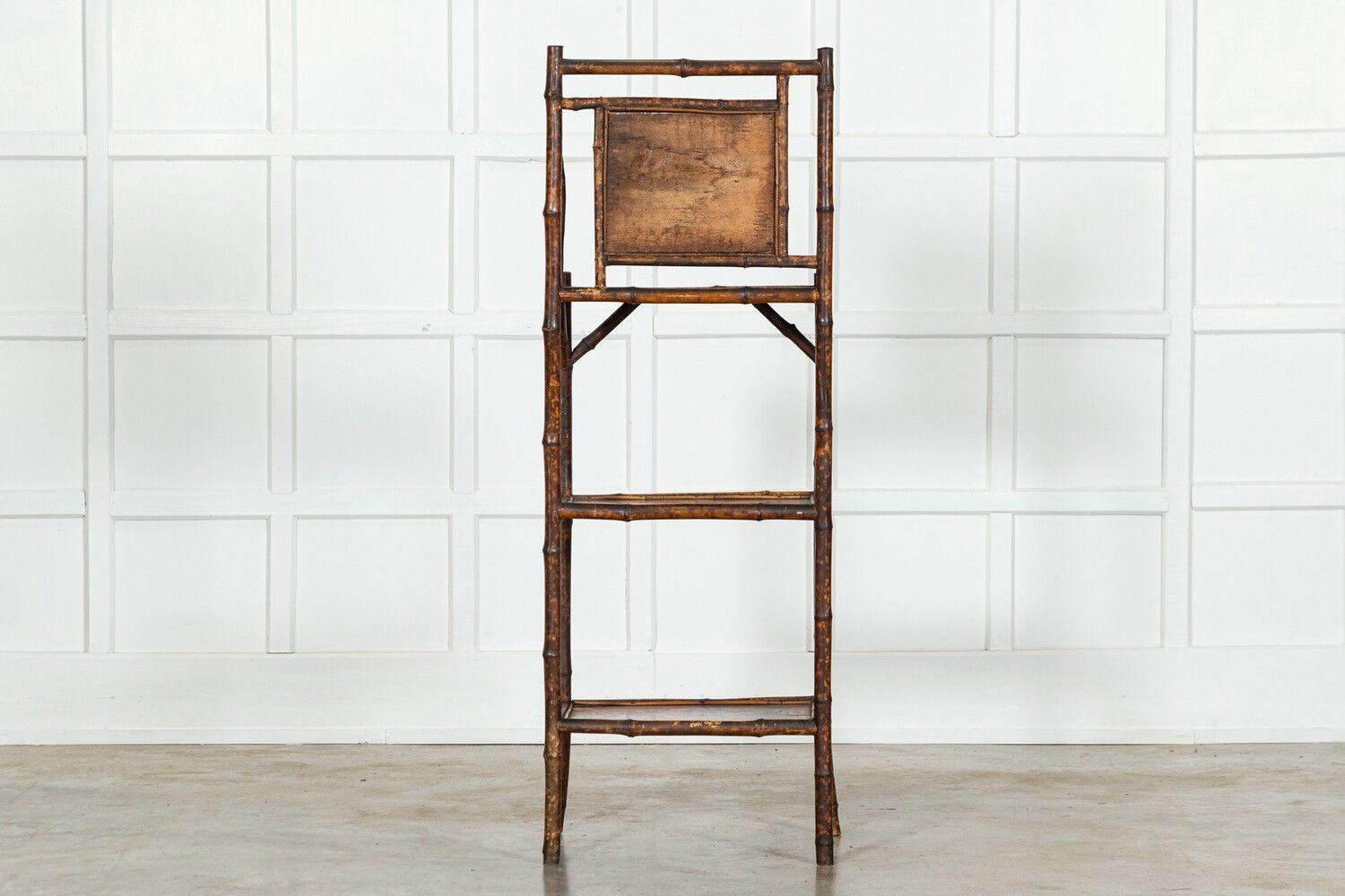19thC English Bamboo Etagere For Sale 12