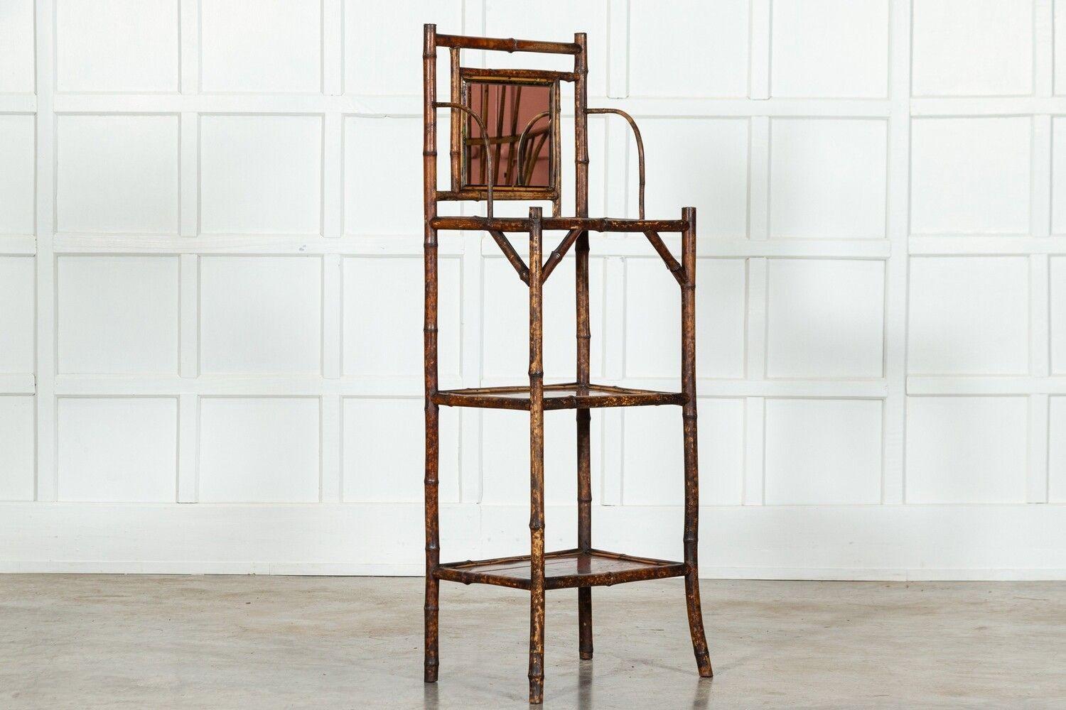 19thC English Bamboo Etagere In Good Condition For Sale In Staffordshire, GB