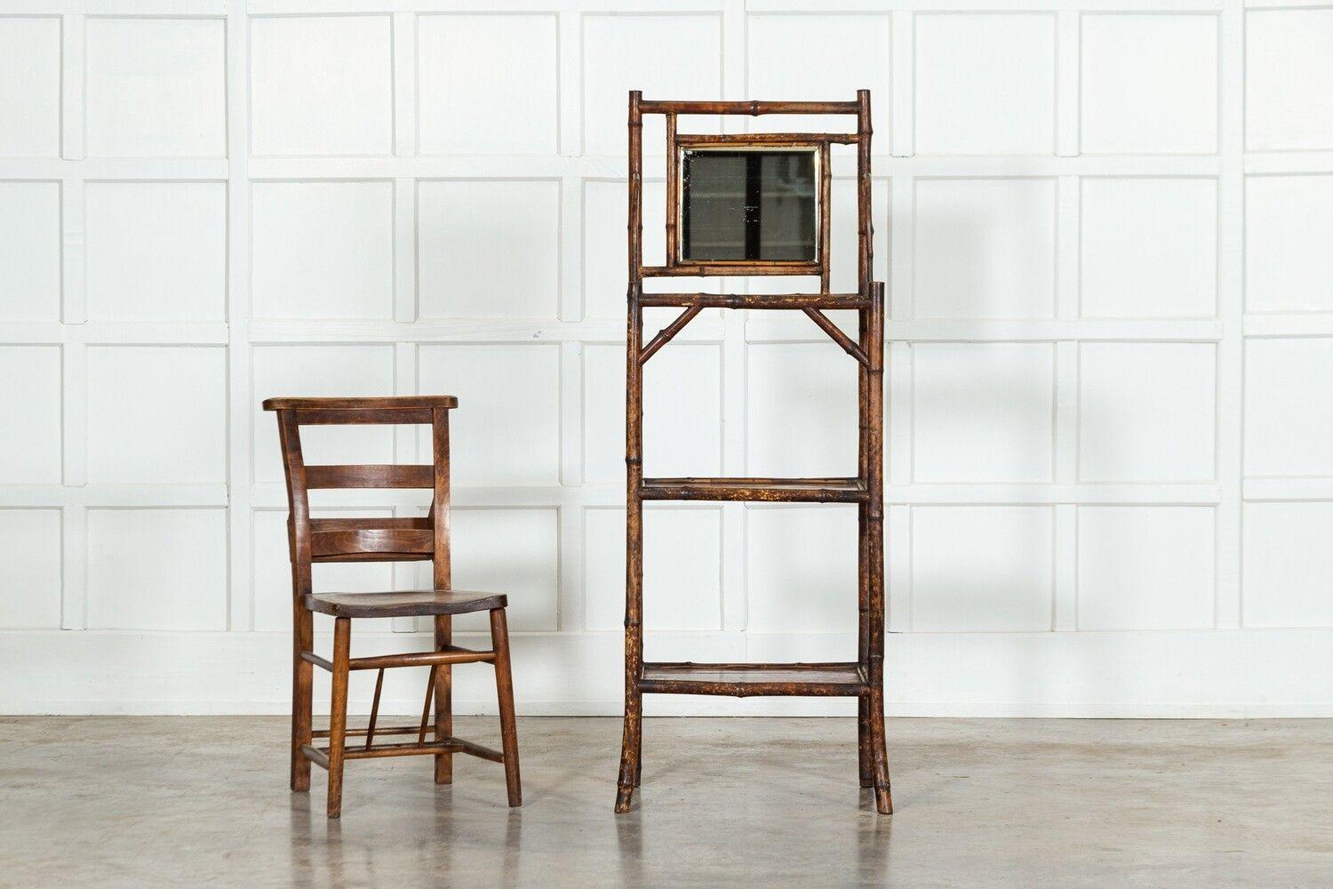19thC English Bamboo Etagere For Sale 1