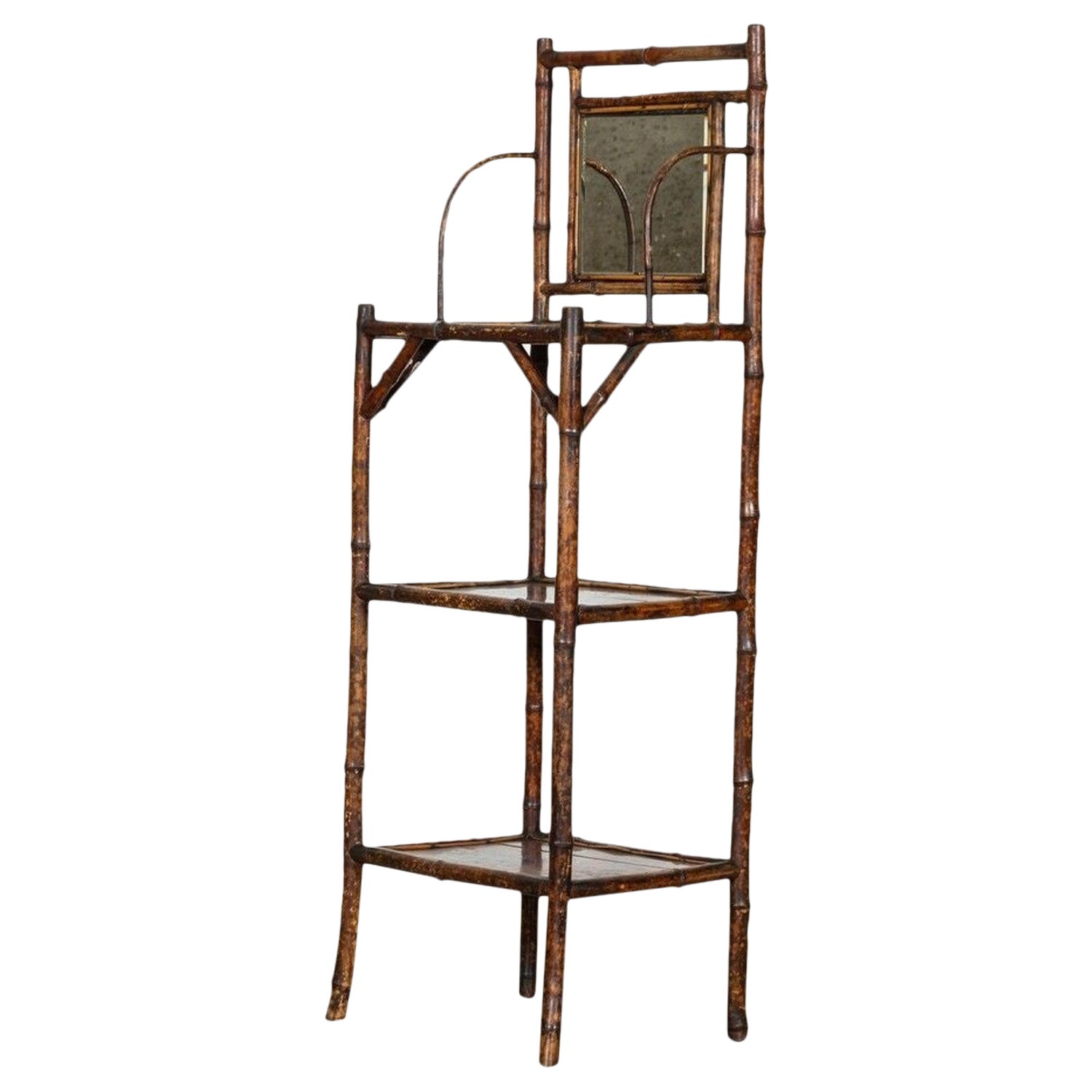 Etagere en bambou anglais du 19eme siecle