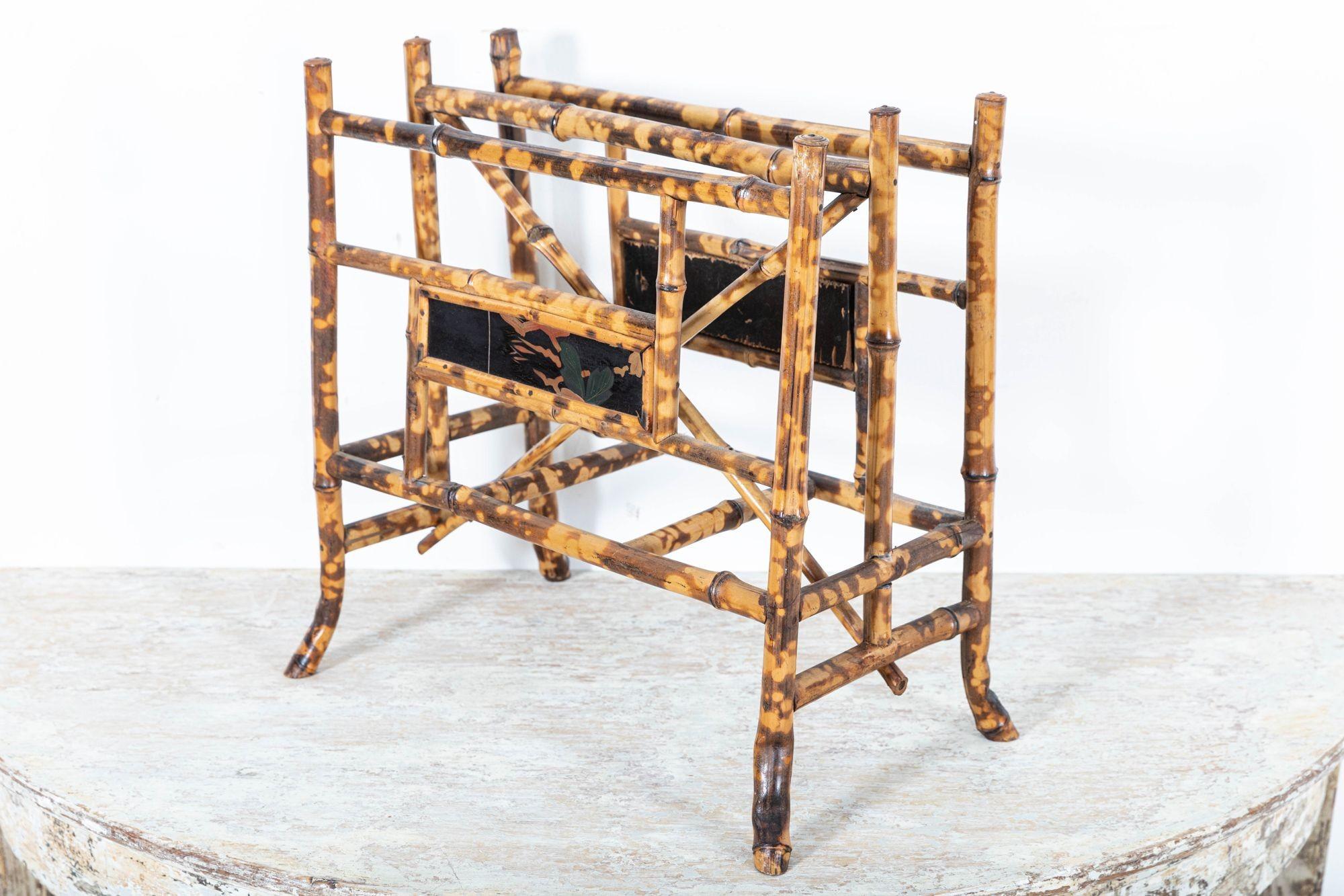 Circa 1870

19th C English bamboo magazine / newspaper rack.

sku 968

Measures: W 45 x D 27 X H 43 cm.