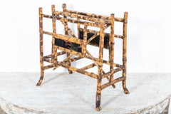 19th C English Bamboo Magazine / Newspaper Rack