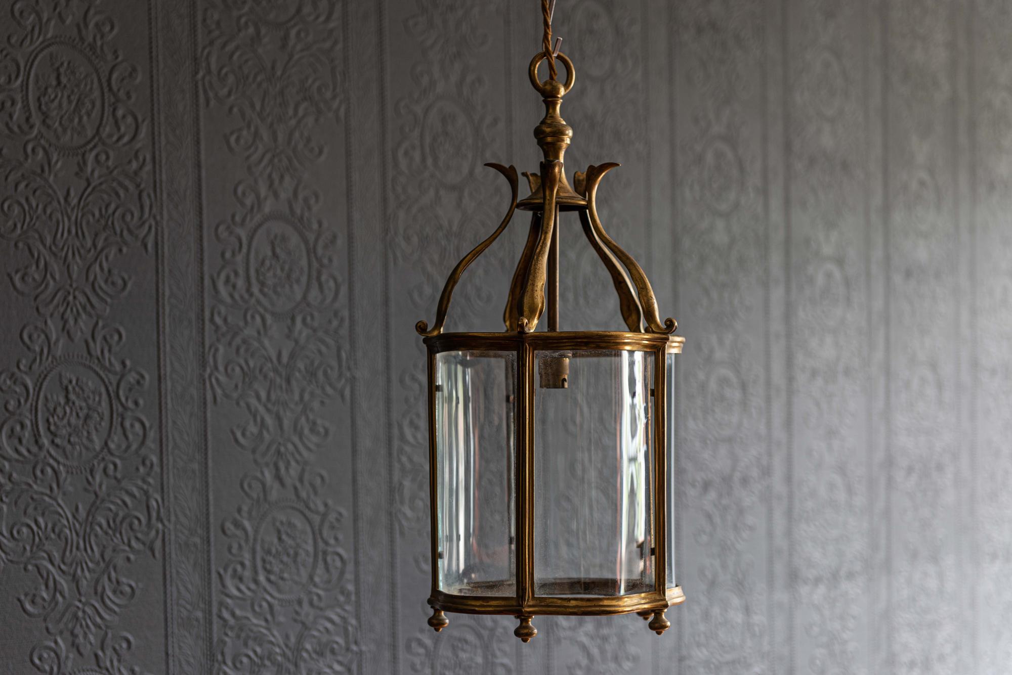 19th Century English Brass Lantern by 'Faraday & Son London' 3