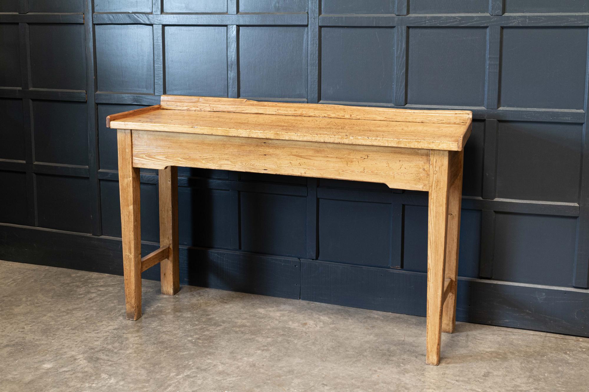 19thC English Butchers Bench Work Table For Sale 1