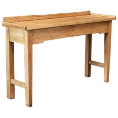 Table de travail de boucherie anglaise du 19ème siècle