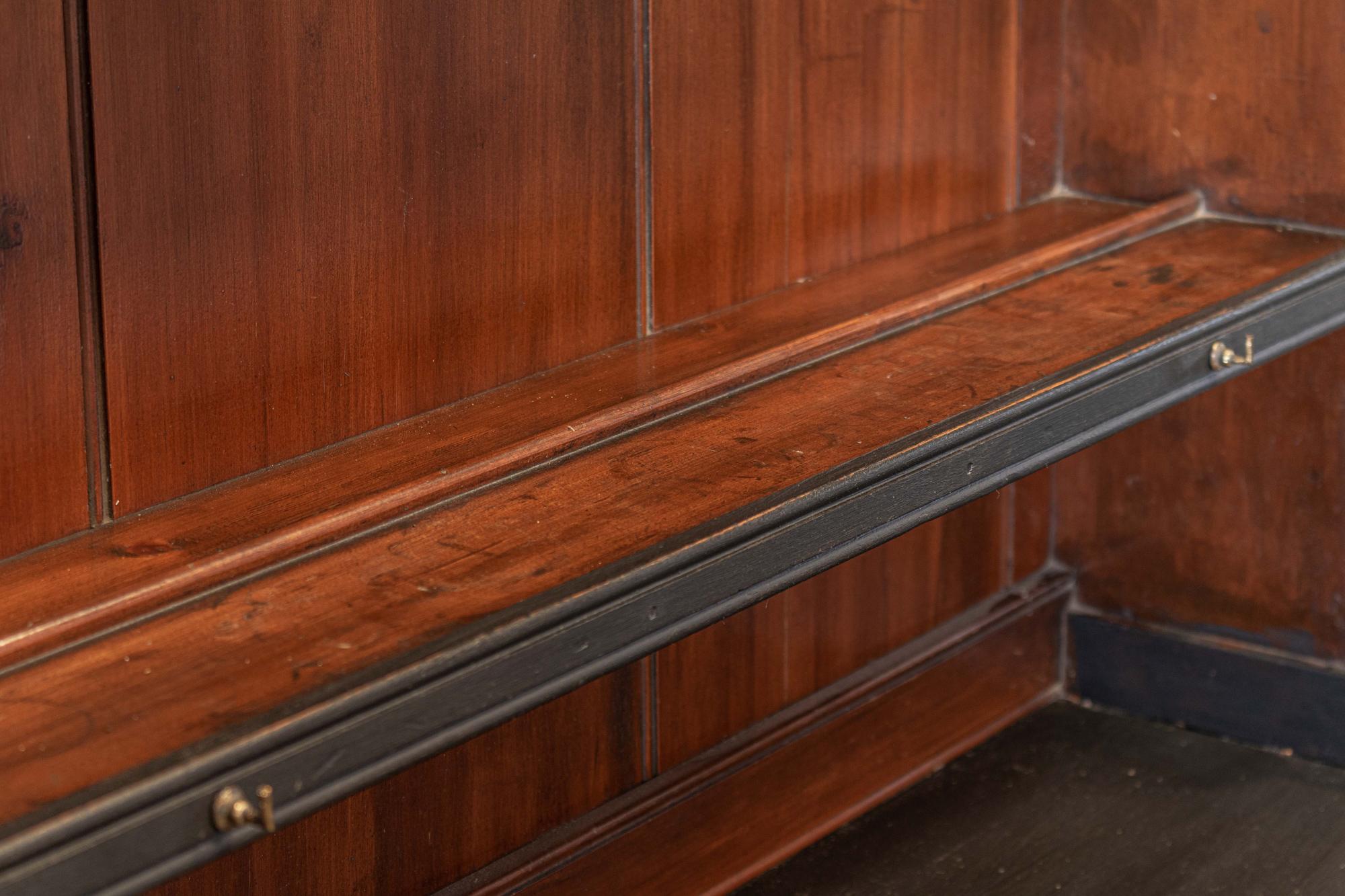 19thC English Ebonised Potboard Pine Dresser For Sale 1