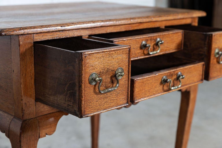 19thC English Oak Low Boy For Sale at 1stDibs