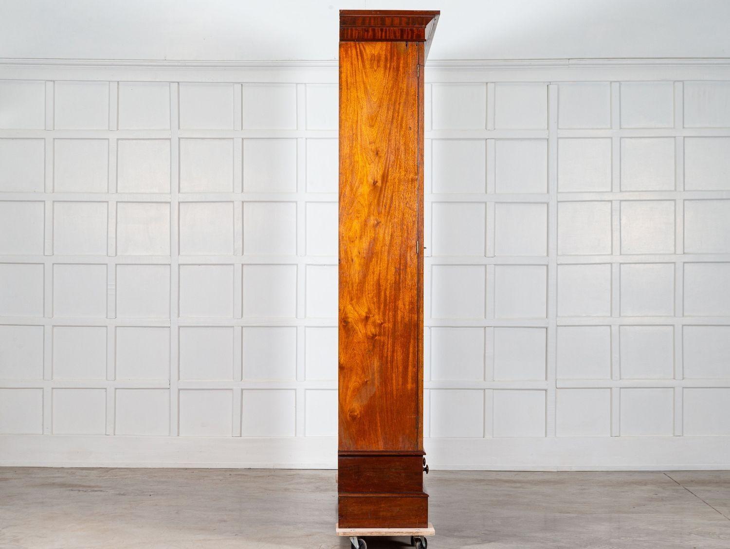 Cabinet Vitrine in mogano smaltato inglese del XIX secolo in vendita 4