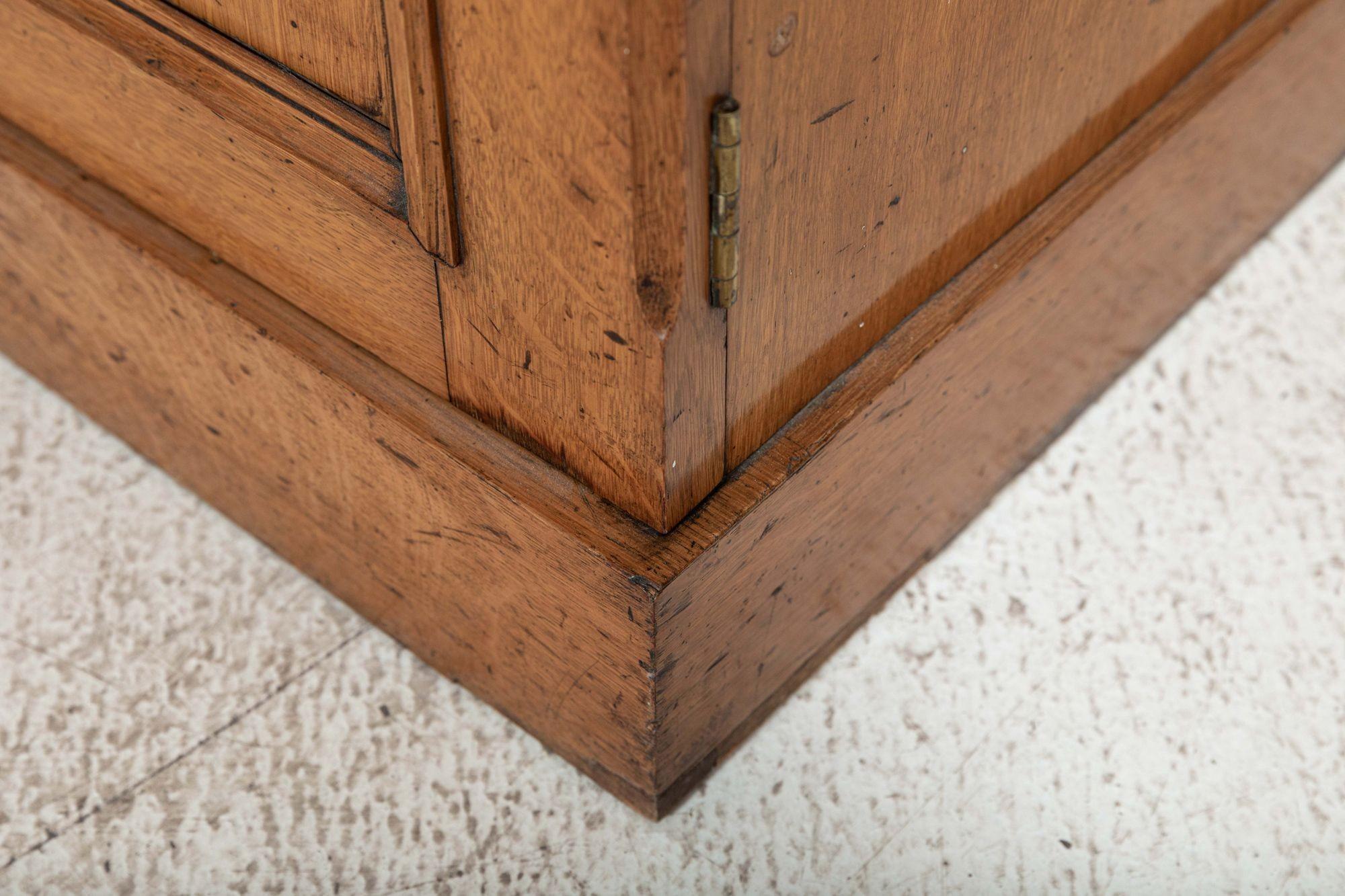 Mobile libreria inglese in Oak smaltato del XIX secolo in vendita 7