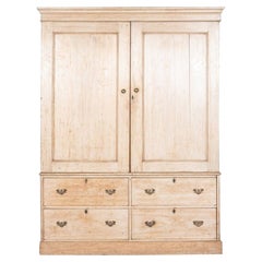 19thC English Housekeepers Cupboard / Wardrobe