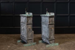 19th Century English Large Pair of London & Glasgow Air Vent Lamps