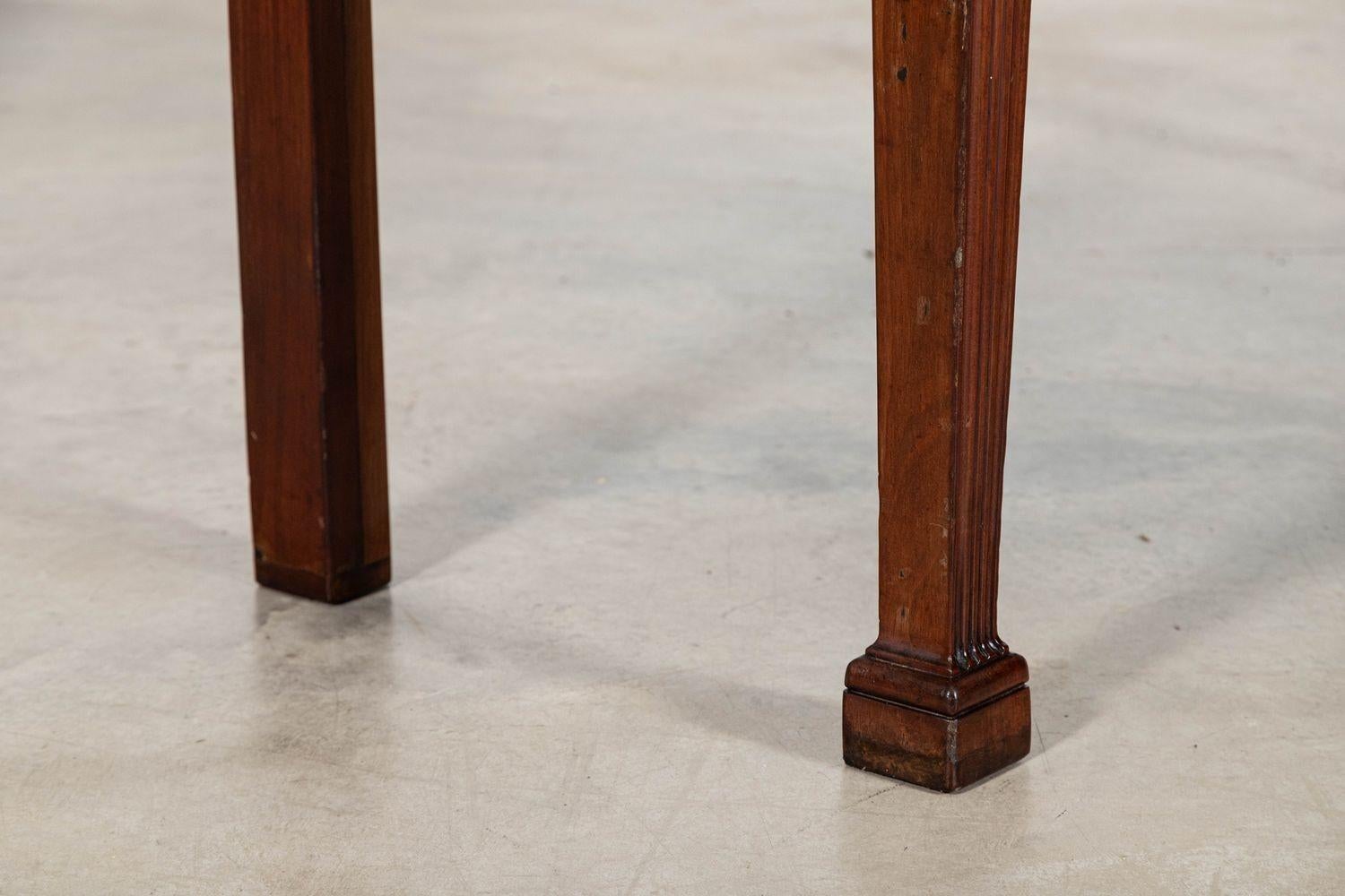 Table console anglaise en acajou du 19ème siècle en vente 6