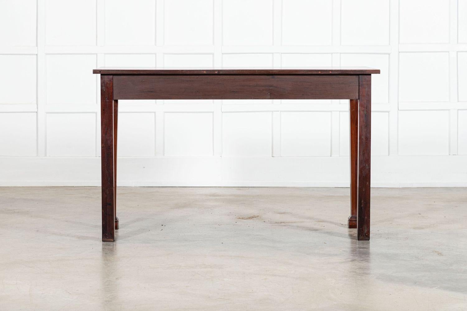 Table console anglaise en acajou du 19ème siècle en vente 7