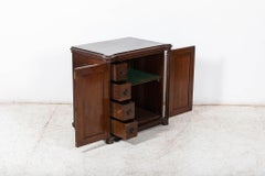 19thC English Mahogany Drapers Cabinet