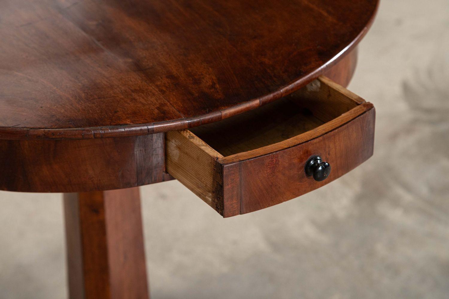 19thC English Mahogany Drum Table For Sale 3
