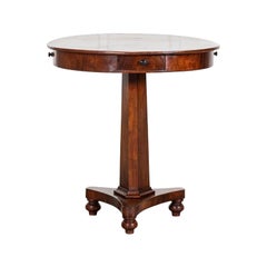 Antique 19thC English Mahogany Drum Table