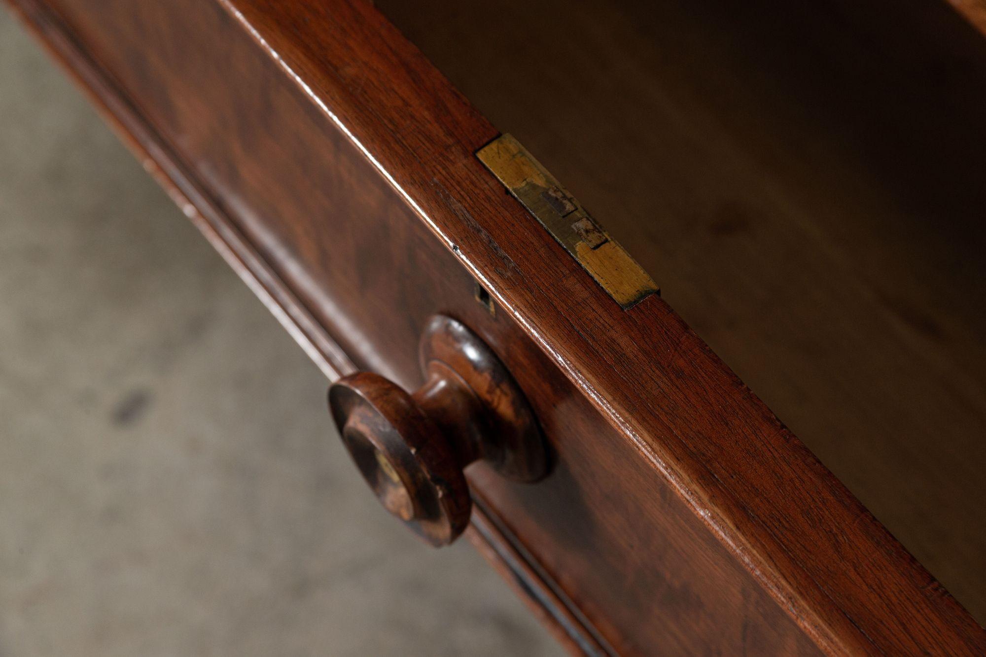 19th Century English Mahogany Glazed Bookcase For Sale 9