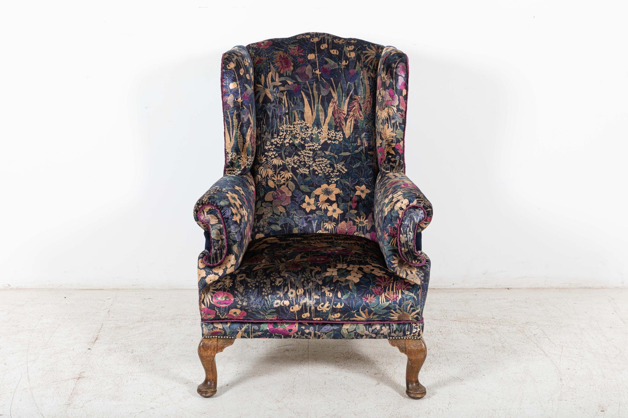 Circa 1870

19thC English Mahogany Wingback Armchair Re-upholstered in Liberty Farina Flowers

sku 540

W56 x D70 x H110 cm
Seat Height 40 cm