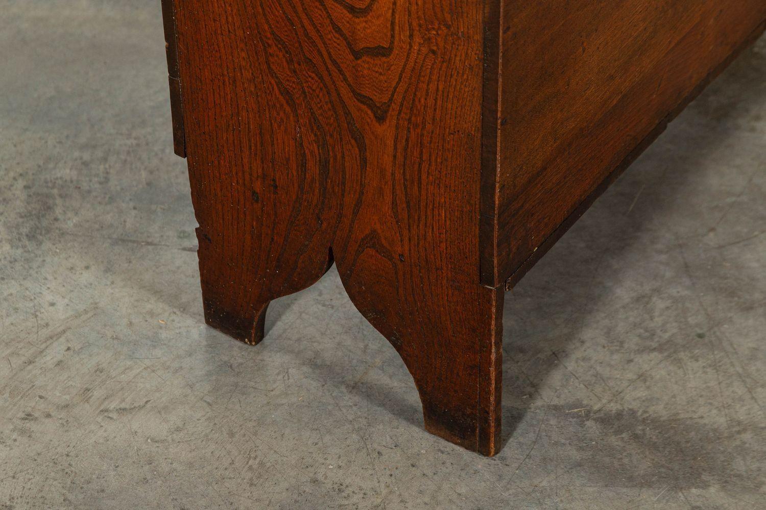 19thC English Oak Coffer 7