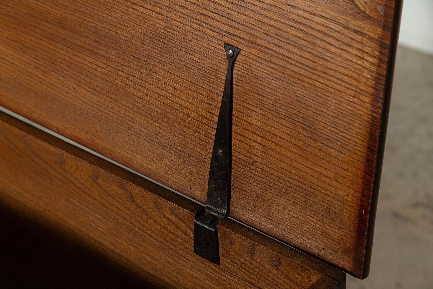 19thC English Oak Coffer 8