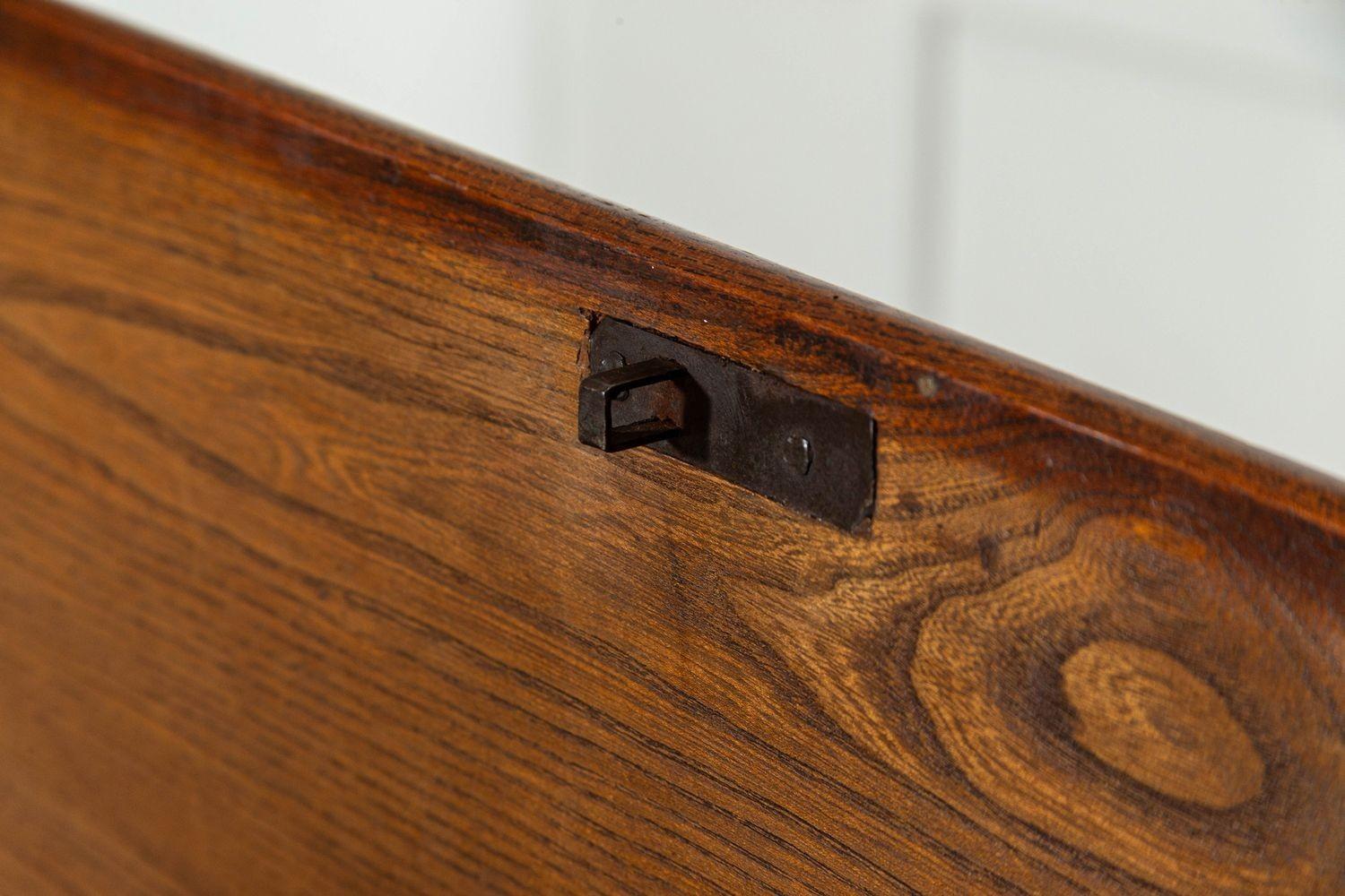19thC English Oak Coffer 9