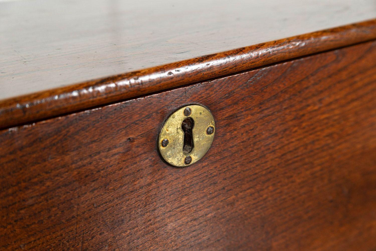 19thC English Oak Coffer 10