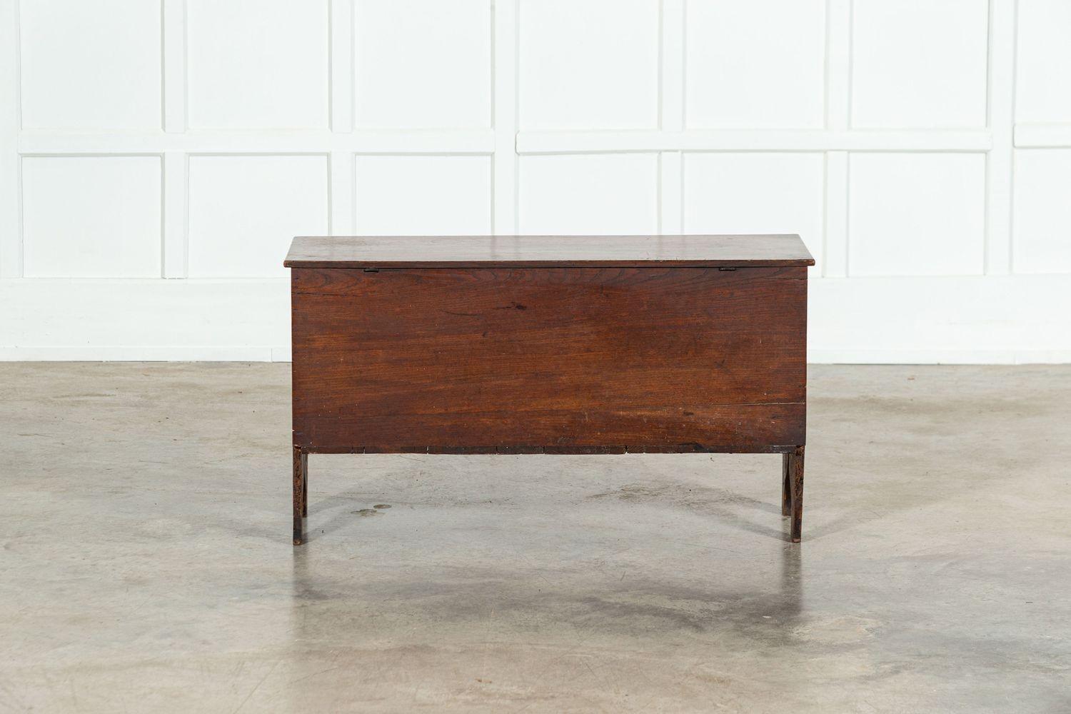 19thC English Oak Coffer 12
