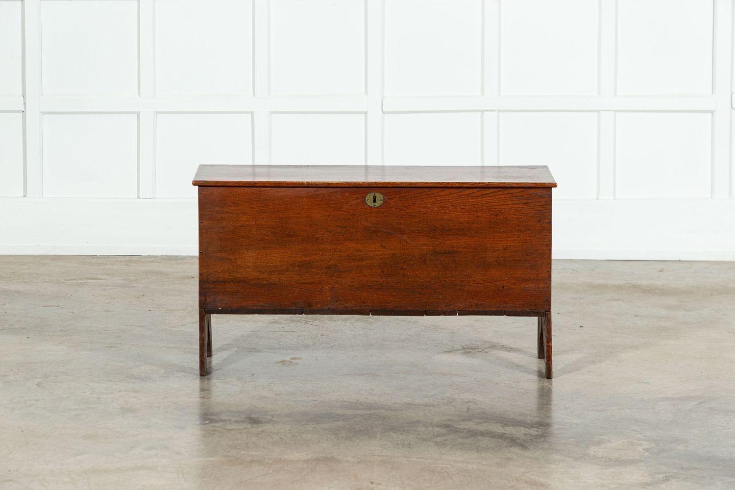 circa 1870
19thC English Oak Coffer
sku 1922
W102 x D35 x H55 cm
Weight14 kg