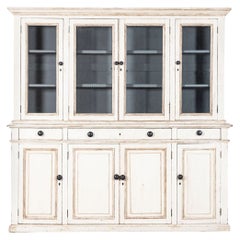 Antique 19thC English Oak Glazed Chemist Shop Display Cabinet
