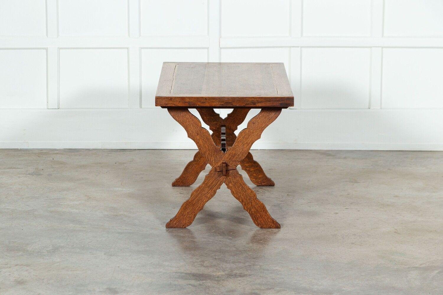 19thC English Oak Occasional / Coffee Table For Sale 3