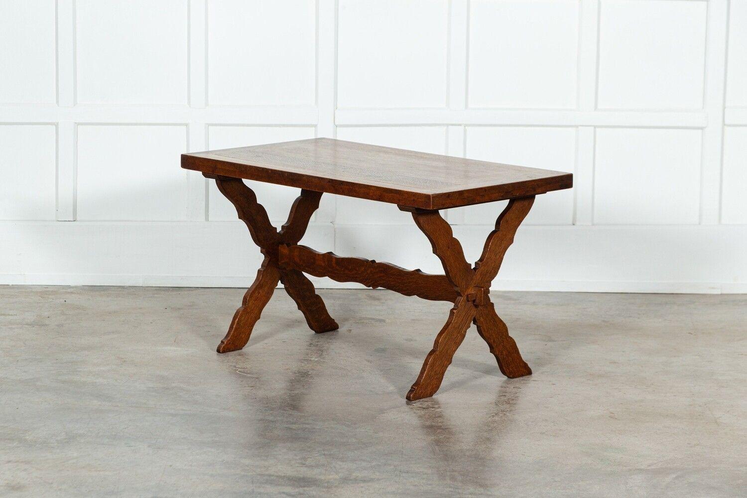 19thC English Oak Occasional / Coffee Table For Sale 4