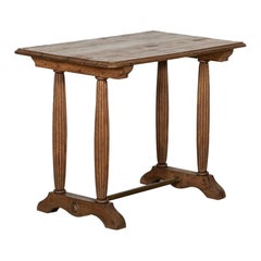 19thC English Oak Side Table