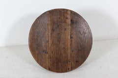 19thC English Oak Tiered Cricket Table