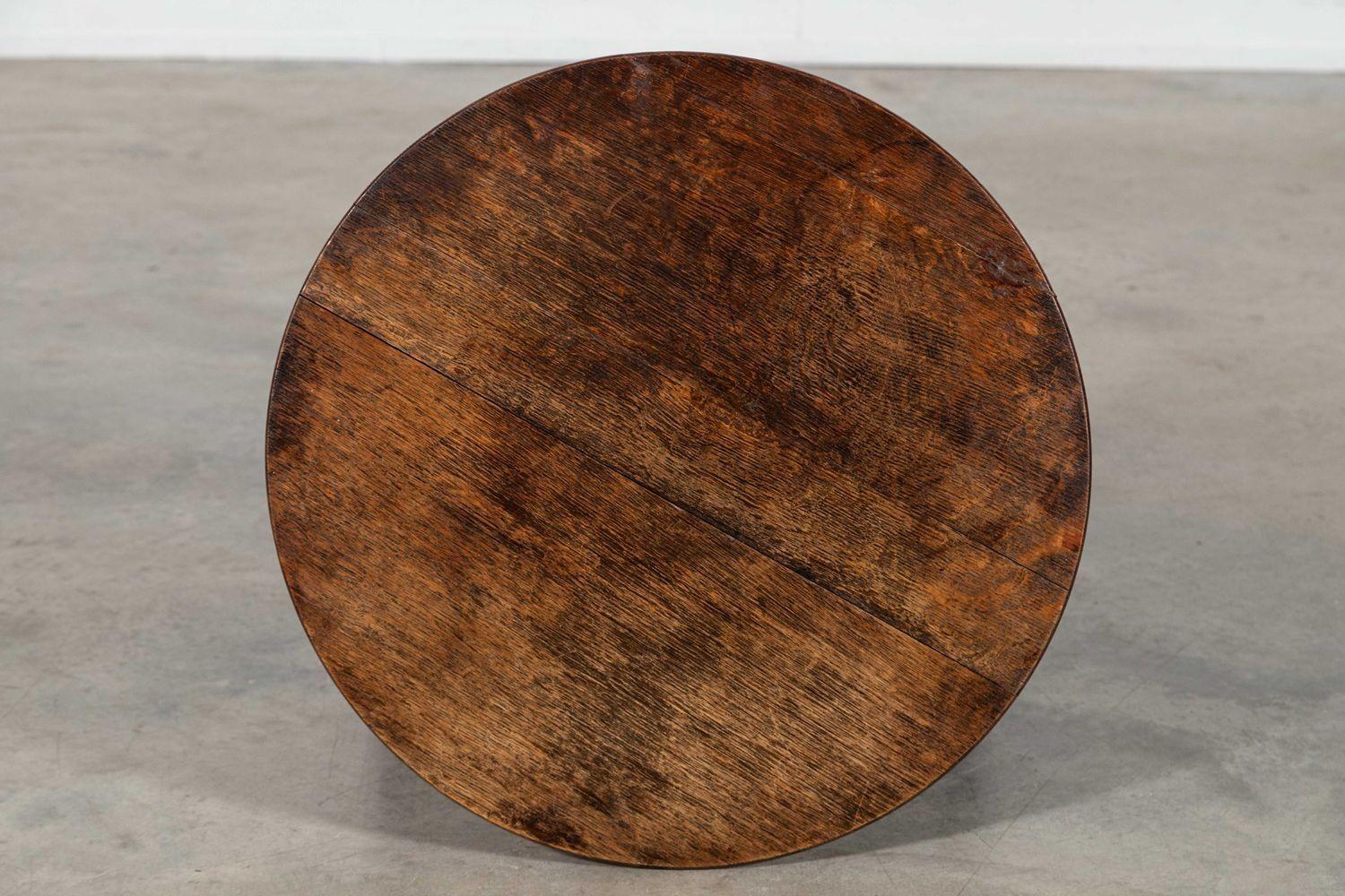 Table de cricket à deux niveaux en chêne anglais du XIXe siècle Bon état - En vente à Staffordshire, GB