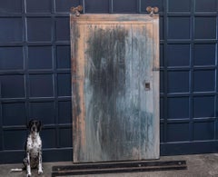 19th Century English Oversized Sliding Barn Door