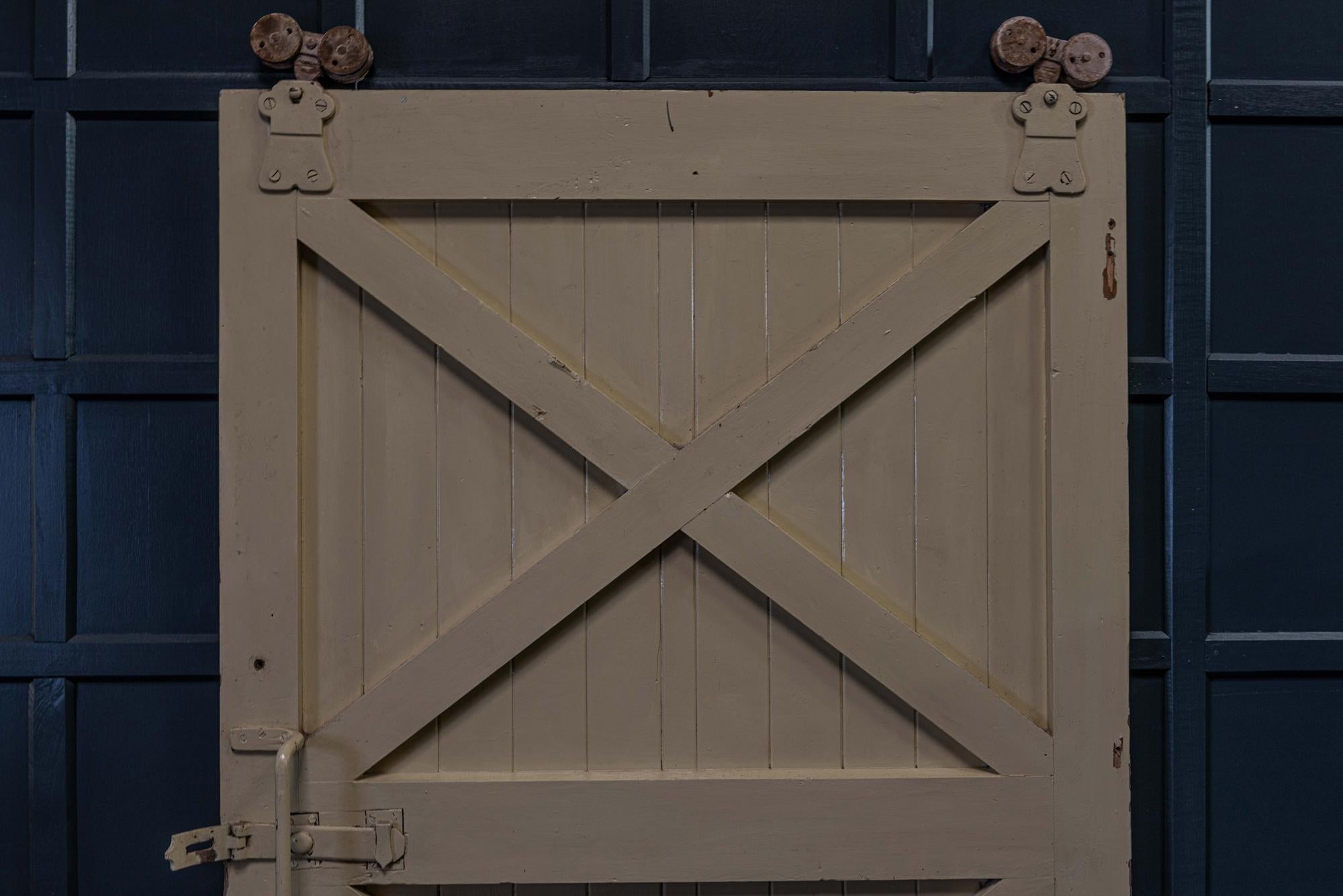 British 19th Century English Oversized Sliding Barn Door For Sale