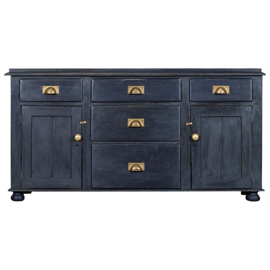 Base per cassettone in pino dipinto inglese del XIX secolo in vendita