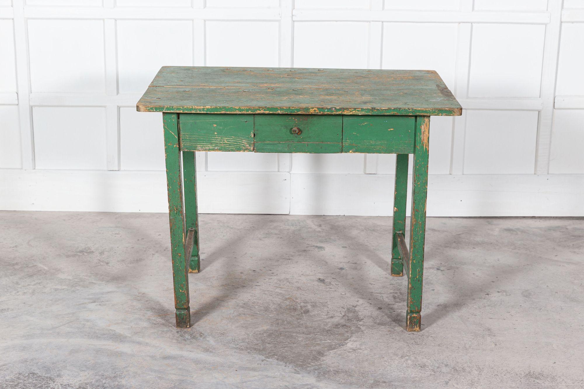 Late 19th Century 19thC English Painted Prep Table For Sale