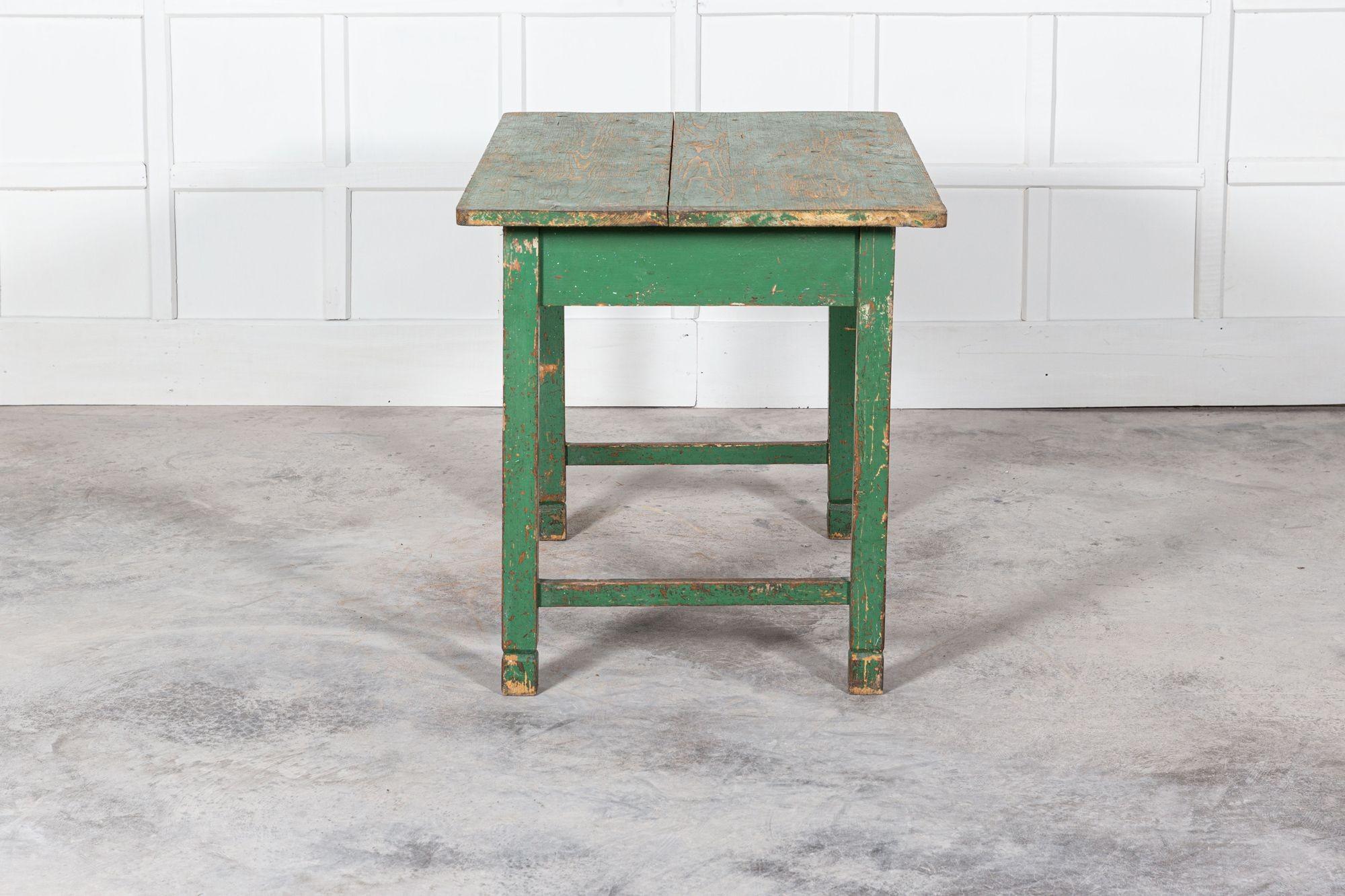 19thC English Painted Prep Table For Sale 3