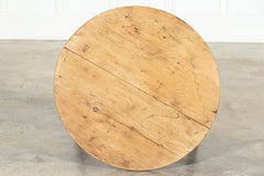 19thC English Pine Cricket Table
