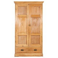 19thC English Pine Cupboard